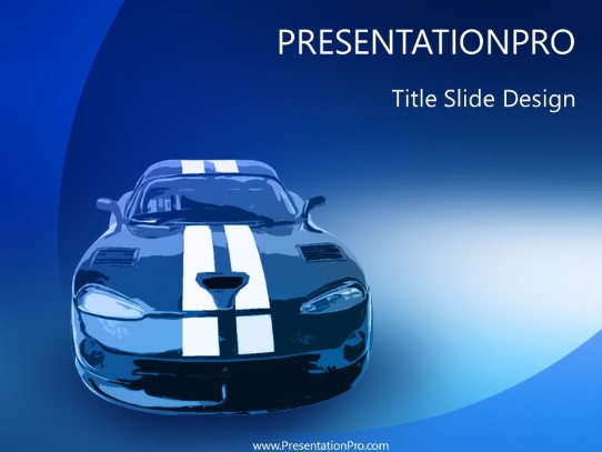 Viper PowerPoint Template title slide design