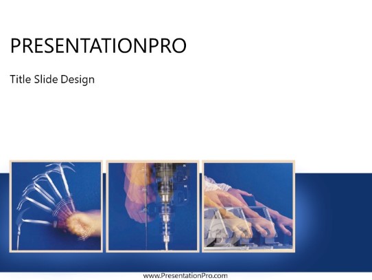 The Motions PowerPoint Template title slide design