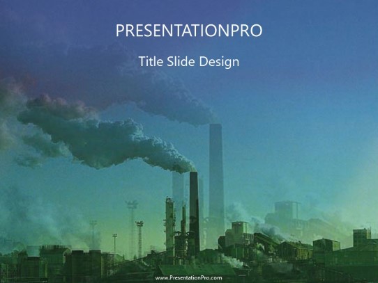 Utility02 PowerPoint Template title slide design