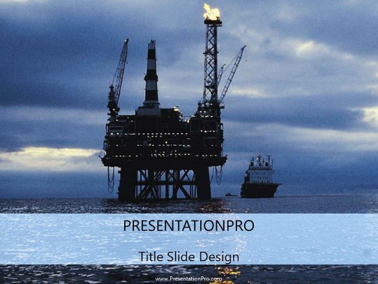 Utility03 PowerPoint Template title slide design