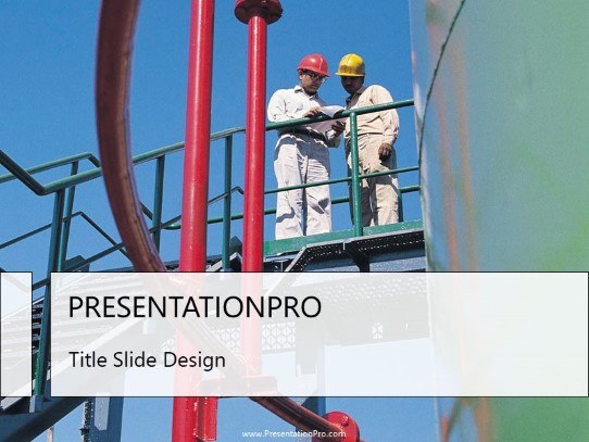 Utility11 PowerPoint Template title slide design