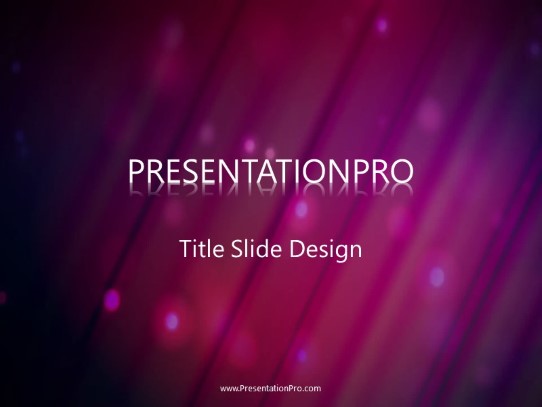 Abstract 0015 B PowerPoint Template title slide design