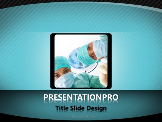 Looking Up PowerPoint Template title slide design