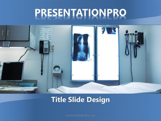 Spine Surgery PowerPoint Template title slide design