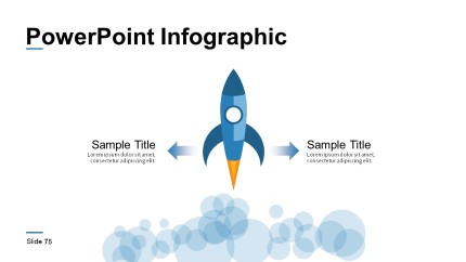 Rocket Ship PowerPoint Infographic pptx design