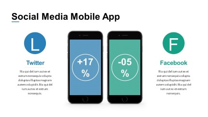Social Media App PowerPoint Infographic pptx design