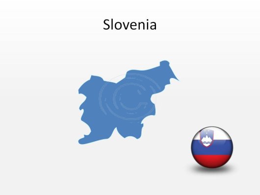 Download High Quality Royalty Free Slovenia PowerPoint Map Shapes For ...