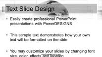 Animated Widescreen Global 0002 PowerPoint Template text slide design