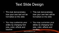 Abstract 0989 Widescreen PowerPoint Template text slide design