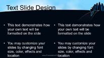 Animated Cloud Business Neon Widescreen PowerPoint Template text slide design
