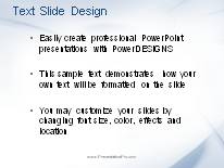 Animated Rings Blue PowerPoint Template text slide design
