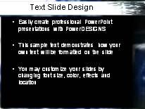 Animated Technogrid PowerPoint Template text slide design