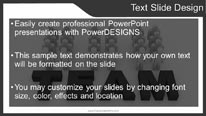 Animated Team In Motion B Widescreen PowerPoint Template text slide design