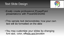 Thought Process Widescreen B PowerPoint Template text slide design