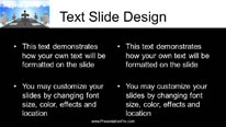 Cloud Solution Widescreen PowerPoint Template text slide design