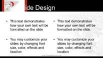 Rolling Gear Cogs W Widescreen PowerPoint Template text slide design