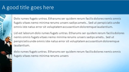 Business01 Widescreen PowerPoint Template text slide design