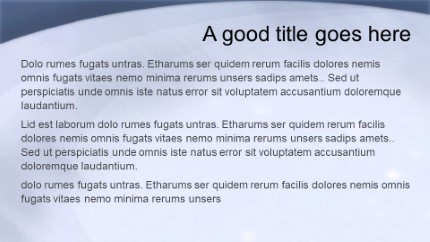 Coins Widescreen PowerPoint Template text slide design