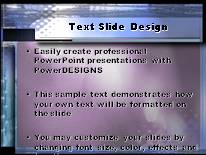 Animated Blue PowerPoint Template text slide design