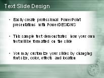 Animated Clock PowerPoint Template text slide design