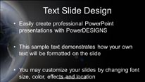 Quarter World Widescreen PowerPoint Template text slide design