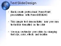 Animated Cross Hair PowerPoint Template text slide design