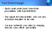 Animated Frosted PowerPoint Template text slide design