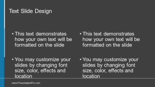 Keynote Effect - Dust Cloud PowerPoint Template text slide design