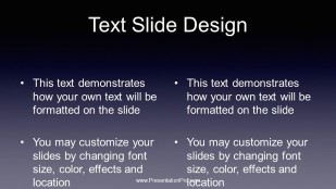 Keynote Effect - Fireworks Gradient PowerPoint Template text slide design