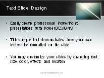 Animated Rising Swish Frame Light PowerPoint Template text slide design
