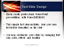 Animated Streak On Black Border Light PowerPoint Template text slide design