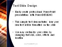 Animated Streak On Black Vertical Light PowerPoint Template text slide design