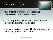 Animated Rising Swish Frame Light PowerPoint Template text slide design