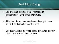 Animated Rising Swish Horizontal Light PowerPoint Template text slide design