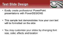Golf 0906 Widescreen PowerPoint Template text slide design