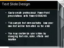 Gridlock PowerPoint Template text slide design