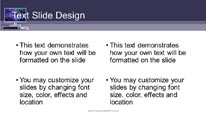 Desktop Globe Screensaver Widescreen PowerPoint Template text slide design