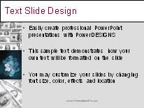 Financial08 PowerPoint Template text slide design