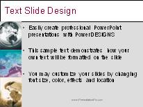 Global08 PowerPoint Template text slide design
