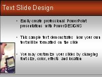 High_tech01 PowerPoint Template text slide design