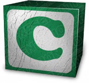 Download block c green PowerPoint Graphic and other software plugins for Microsoft PowerPoint