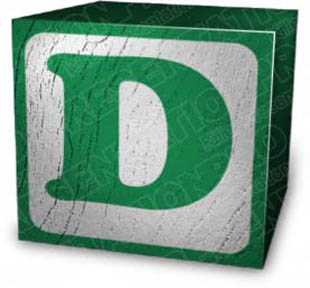 Download block d green PowerPoint Graphic and other software plugins for Microsoft PowerPoint