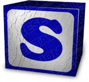 Download block s blue PowerPoint Graphic and other software plugins for Microsoft PowerPoint