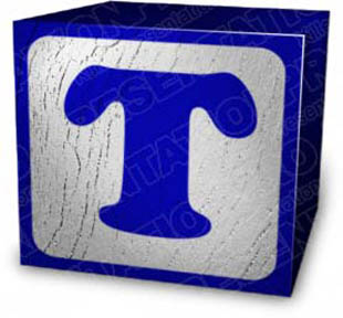 Download block t blue PowerPoint Graphic and other software plugins for Microsoft PowerPoint