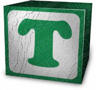 Download block t green PowerPoint Graphic and other software plugins for Microsoft PowerPoint