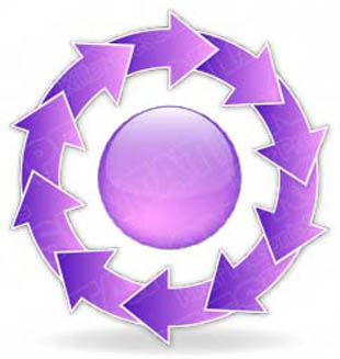 Download arrowcycle a 10purple PowerPoint Graphic and other software plugins for Microsoft PowerPoint