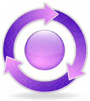 Download arrowcycle a 3purple PowerPoint Graphic and other software plugins for Microsoft PowerPoint