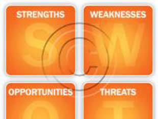 SWOT Analysis Orange PPT PowerPoint picture photo