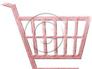 Shopping Cart Style Red Color Pen PPT PowerPoint picture photo