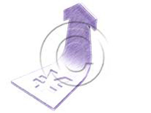 Yen Arrow Up Purple Color Pen PPT PowerPoint picture photo